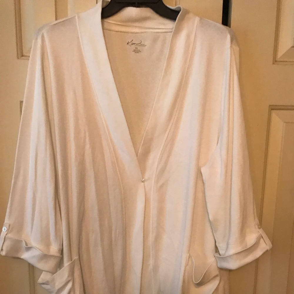 Open front sweater